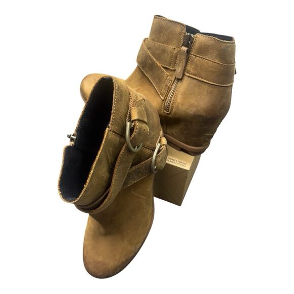 SOREL Leather Brown Boots JOAN of ARCTIC Wedge II Women’s 9.5 Outdoor Active - Picture 1 of 10